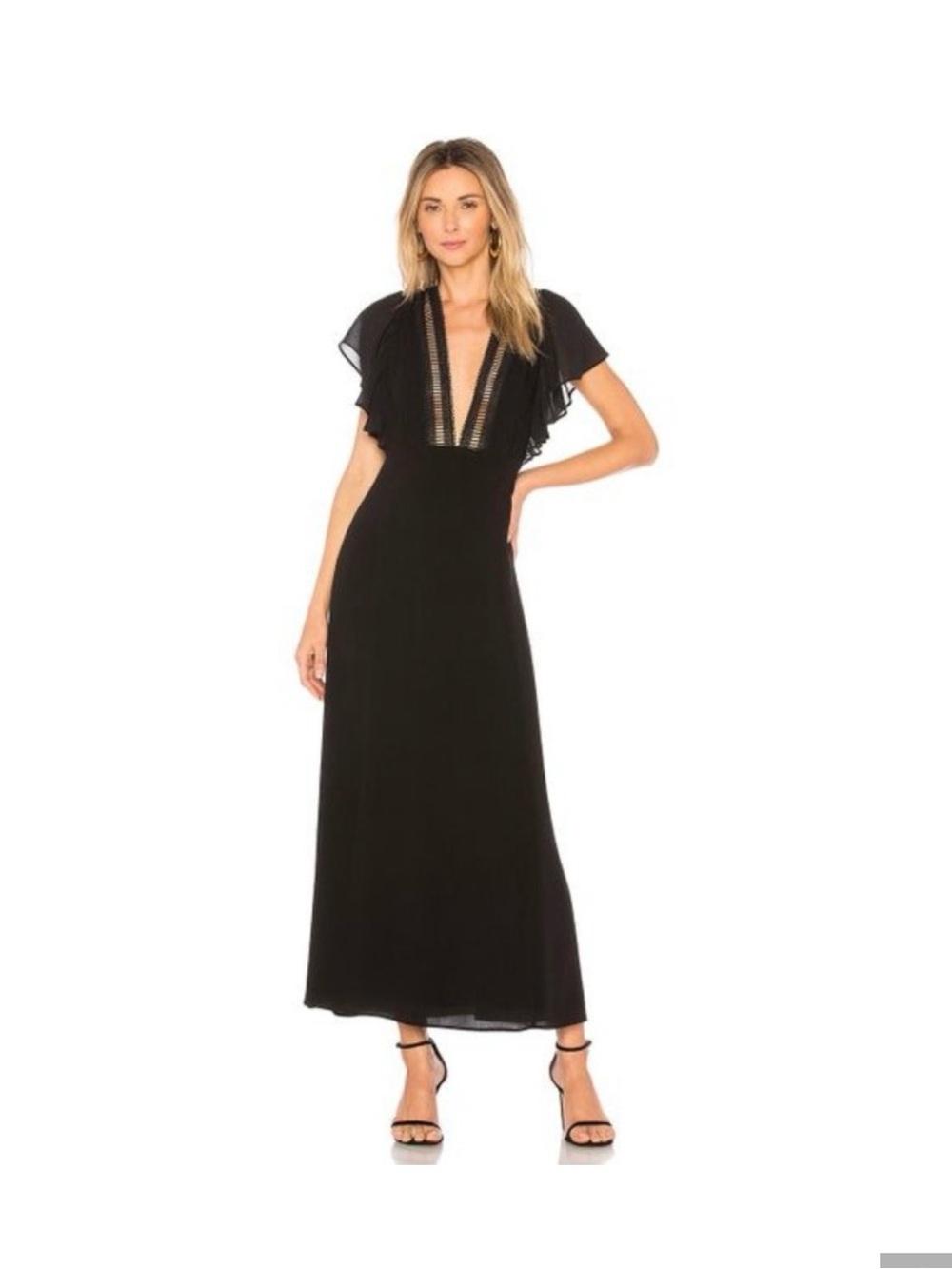 Stone Cold Fox Dress with Lace Trim